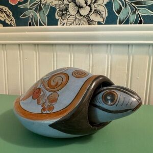 RARE VINTAGE BOBBLE HEAD TURTLE TONALA DECOR